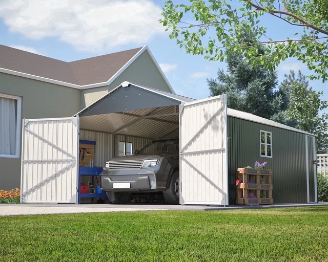 Storage Building 8 ft 7 ft 6.3 ft