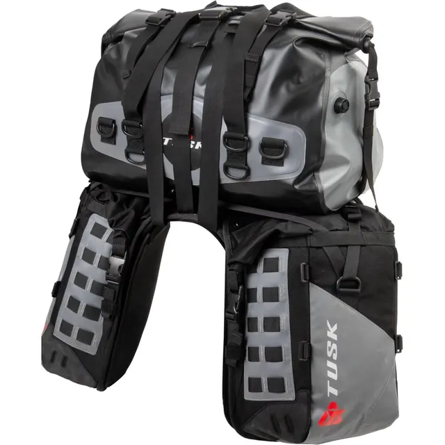 Rackless Luggage black grey heavy-duty