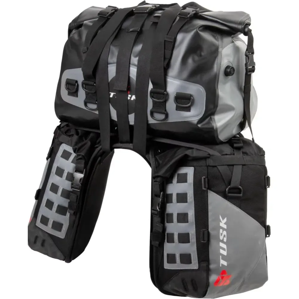 Rackless Luggage black grey heavy-duty