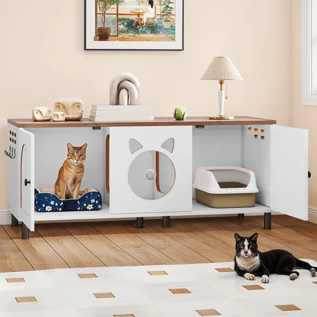 Litter Box white 20.4 inches 55.99 pounds