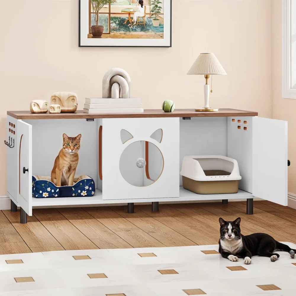 Litter Box white 20.4 inches 55.99 pounds