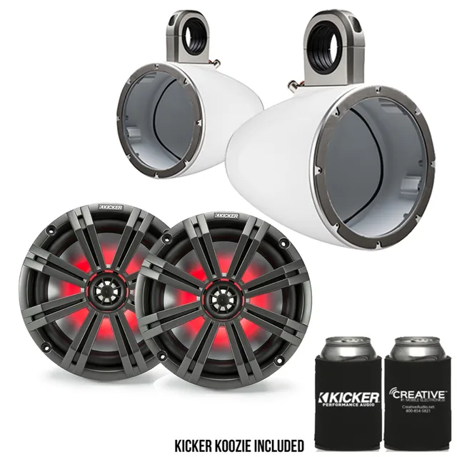 Speaker 8" led white