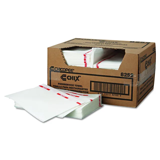 Food Service white red 21"