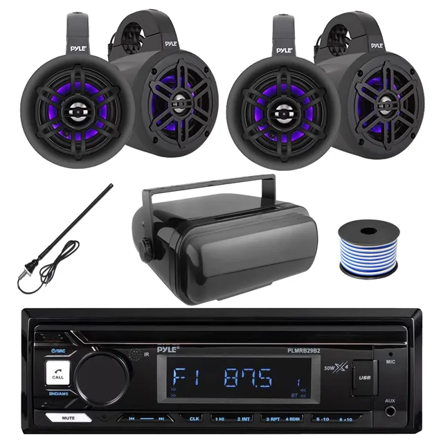 Stereo Receiver 4" 300w bluetooth