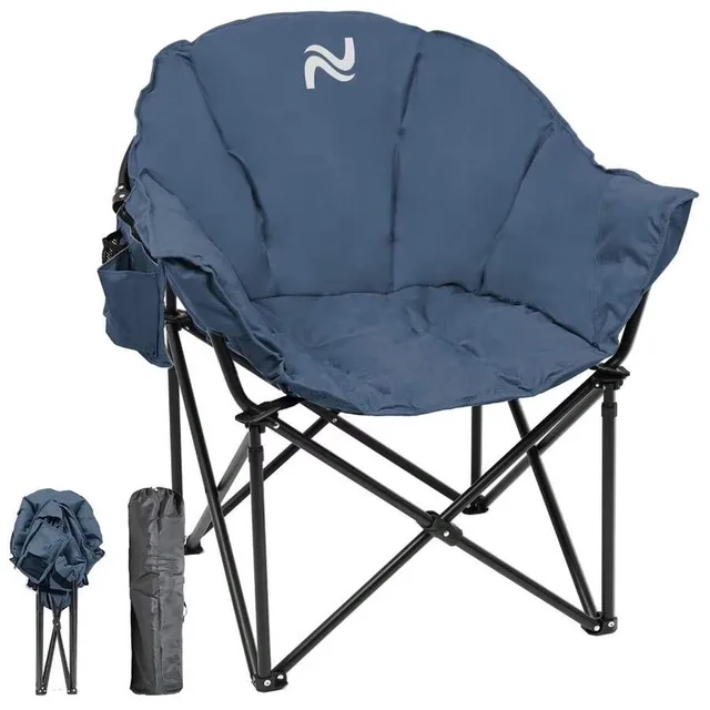 Camping Chair portable folding blue
