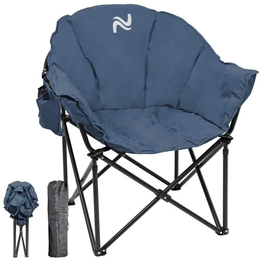 Camping Chair portable folding blue