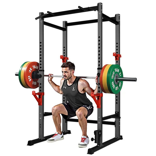 Power Rack 660lb adjustable black