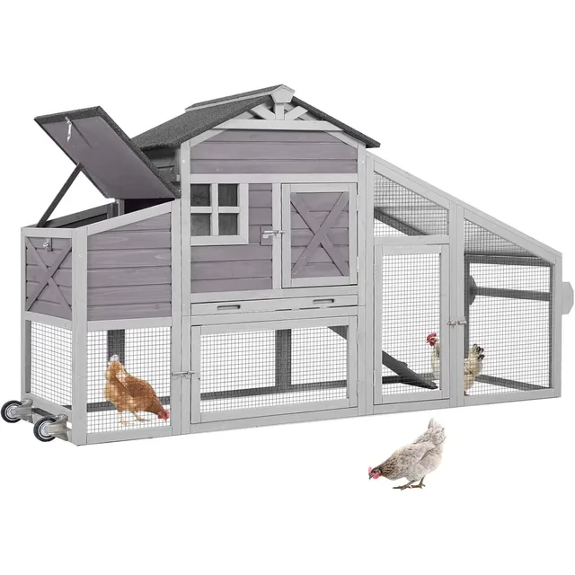 Chicken Coop waterproof gray 73.4"