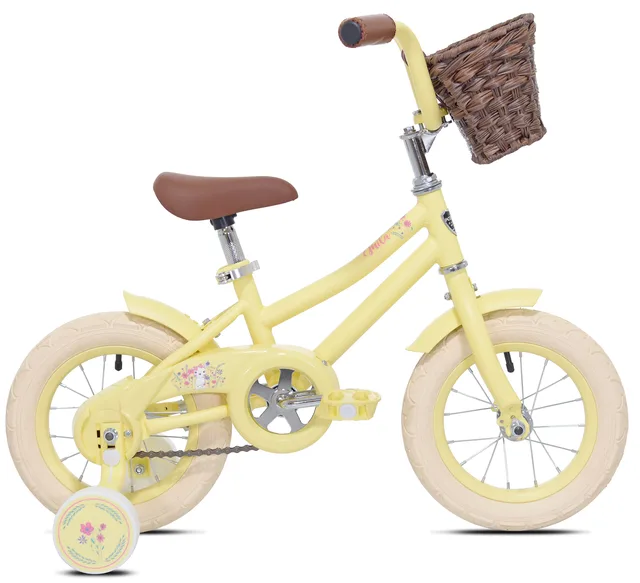 Kids Bikes yellow 12" 9.9"