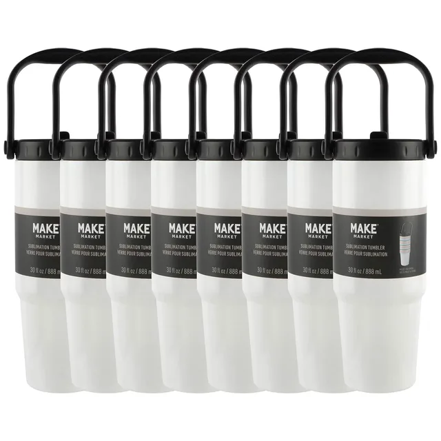 Steel Vacuum 30oz 8 pack insulated