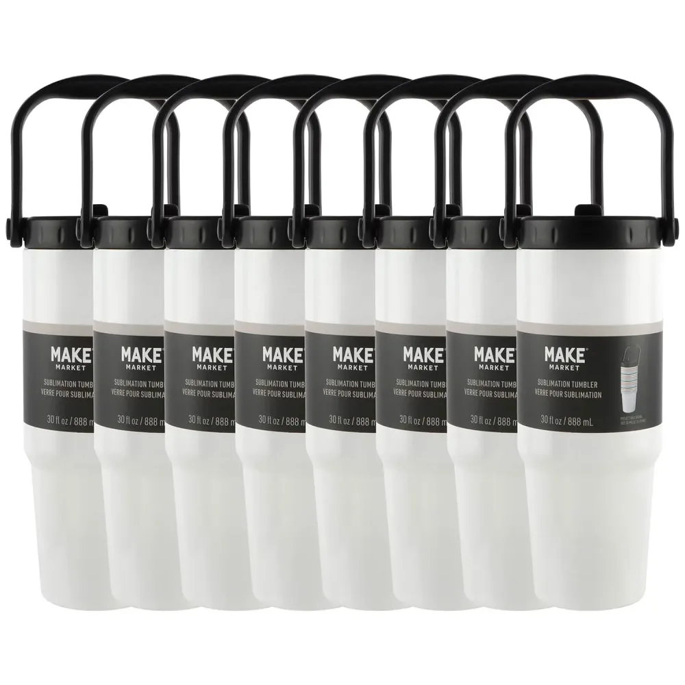 Steel Vacuum 30oz 8 pack insulated