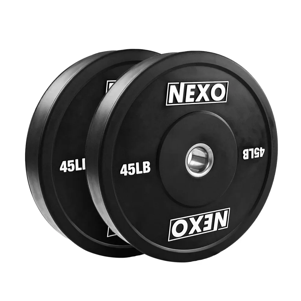 Rubber Bumper 45lb black 450mm