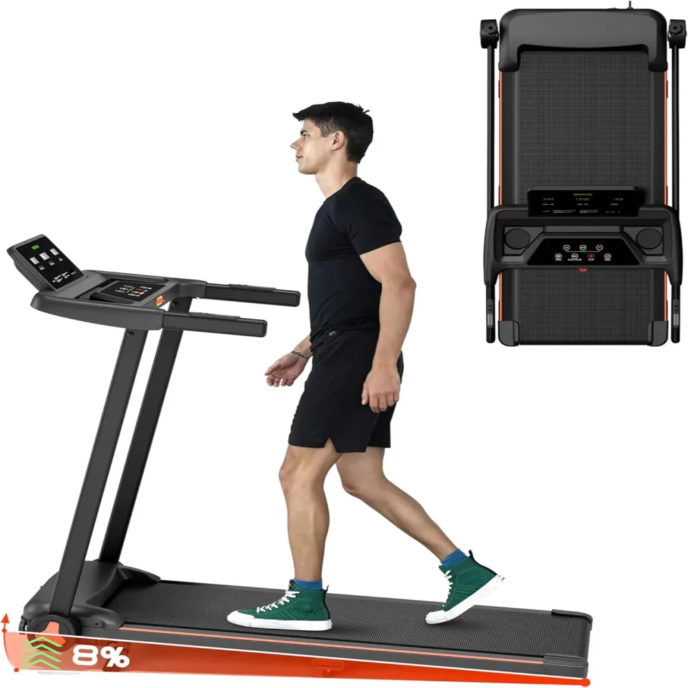 Pad Treadmill 3.5hp 400 lb folding