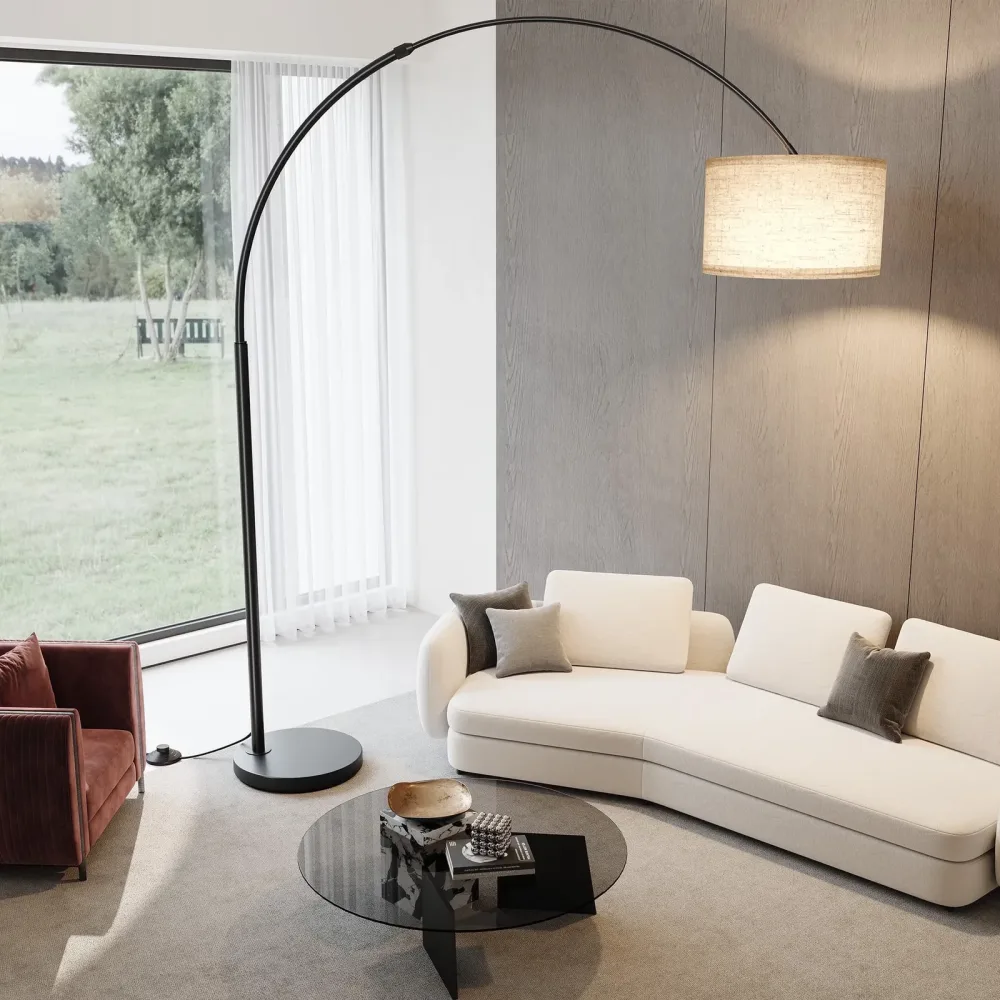 Floor Lamp 82" adjustable black
