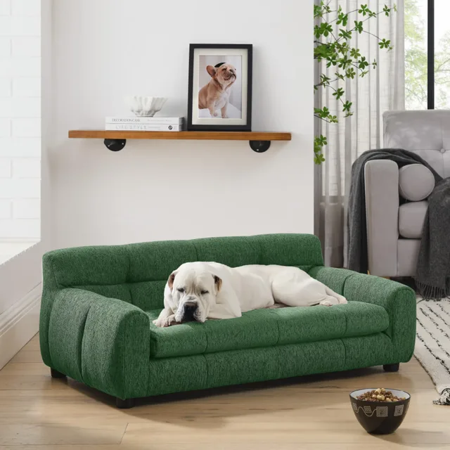Sofa Bed 38 inch green beige