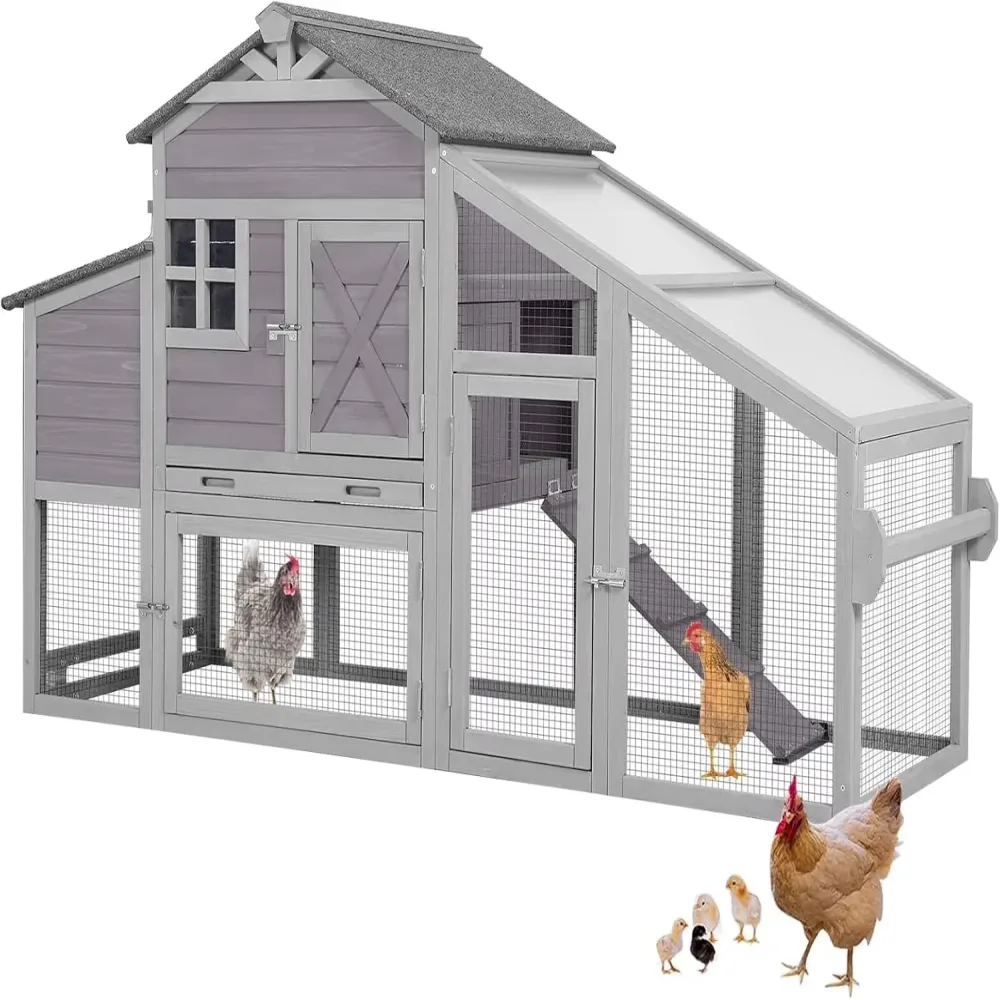 Chicken Coop gray heavy-duty waterproof