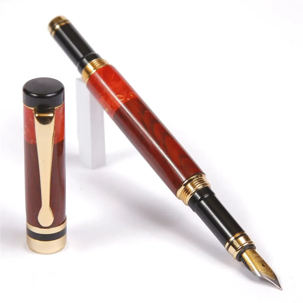 Fountain Pen red black