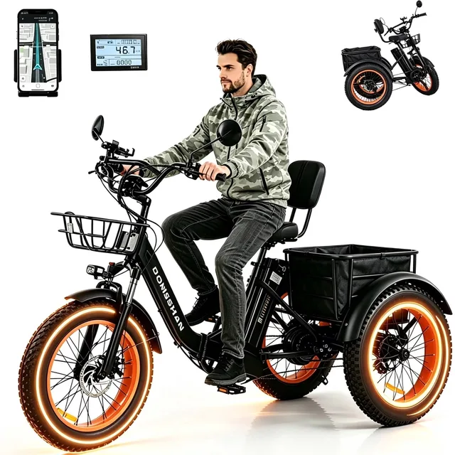 Electric Trike 20" 0" 750w