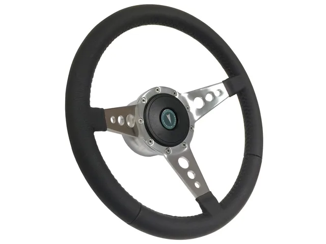 Leather Steering 14 inch 198914" 14"