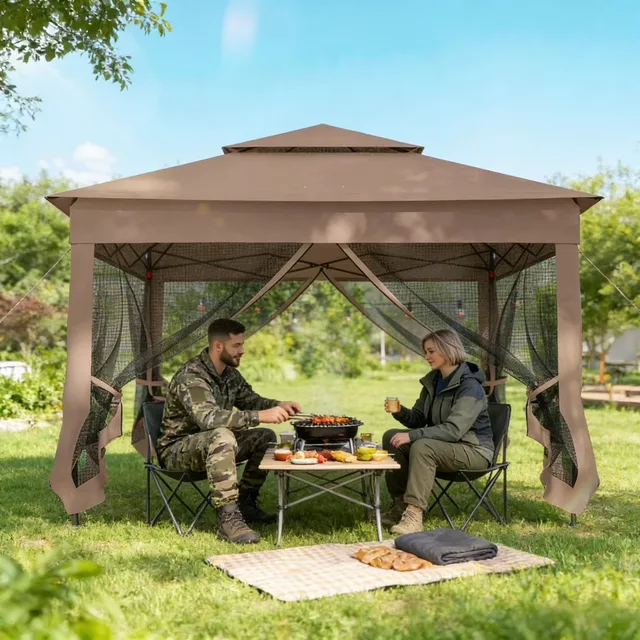 Canopy Tent waterproof portable black