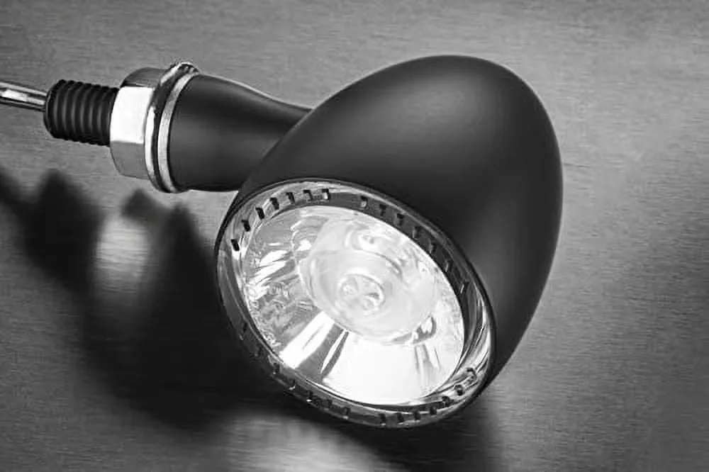 Motorcycle led red black
