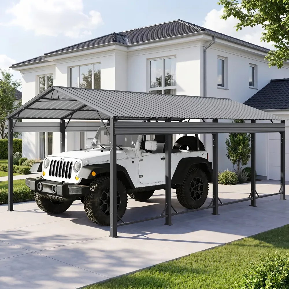 Carport Steel black