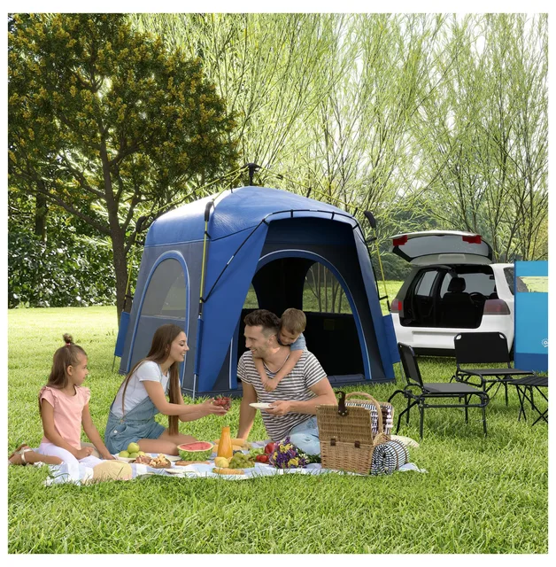 Tent 3 person 3 people blue