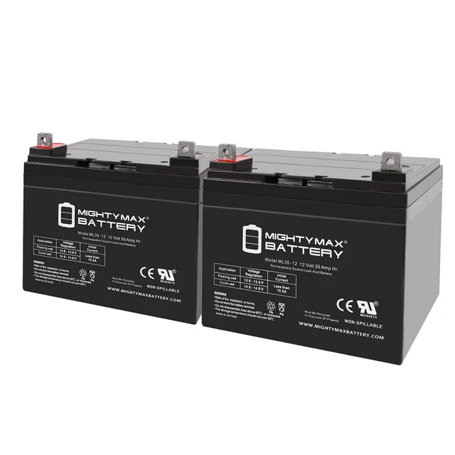 Battery 12 volt 2 pack 7.76 in