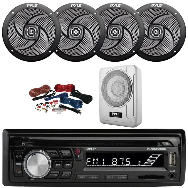 Stereo Receiver 4" 100w 600w