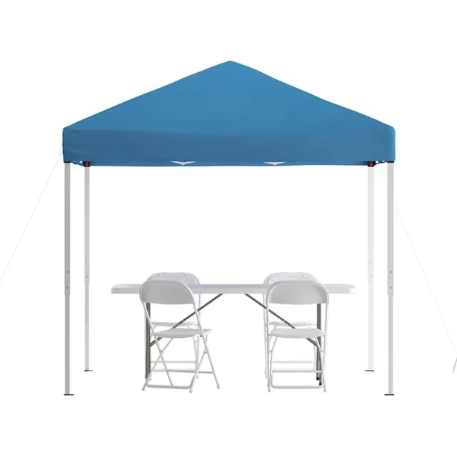 Canopy 8' folding blue