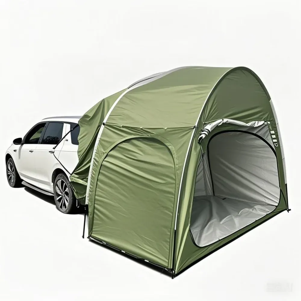 Car green silver 82.7 inch