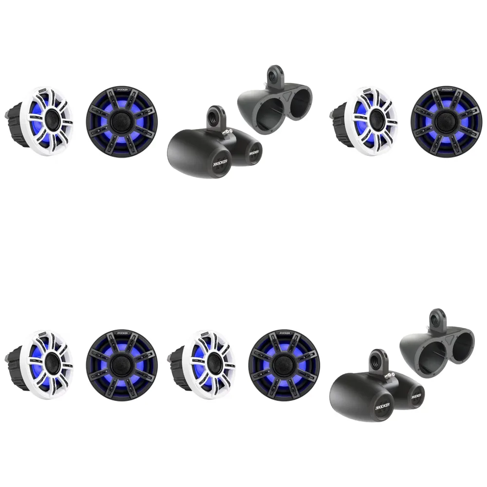 Audio Components 4 pair 2 pair black