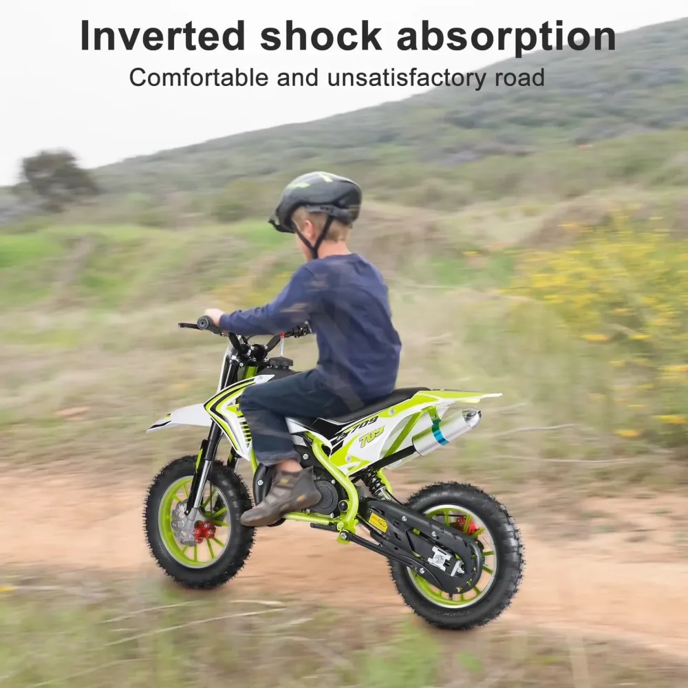 Dirt Bike green 120cm 47.24"