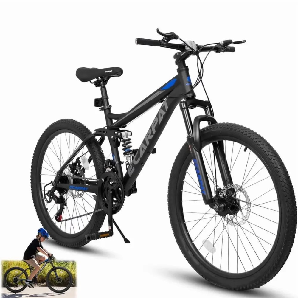 Mountain Bike 24 inch black 100mm