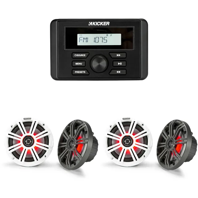 Speaker 2 pair 6.5" led