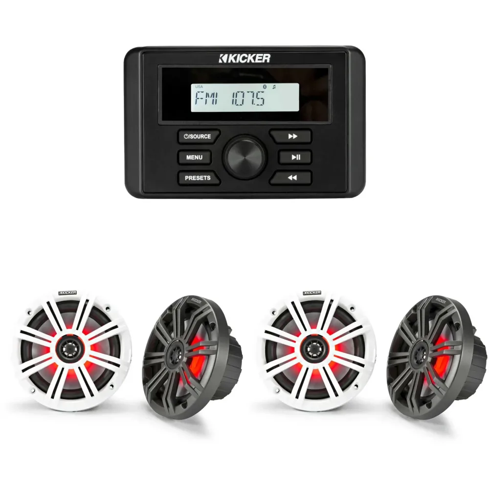 Speaker 2 pair 6.5" led