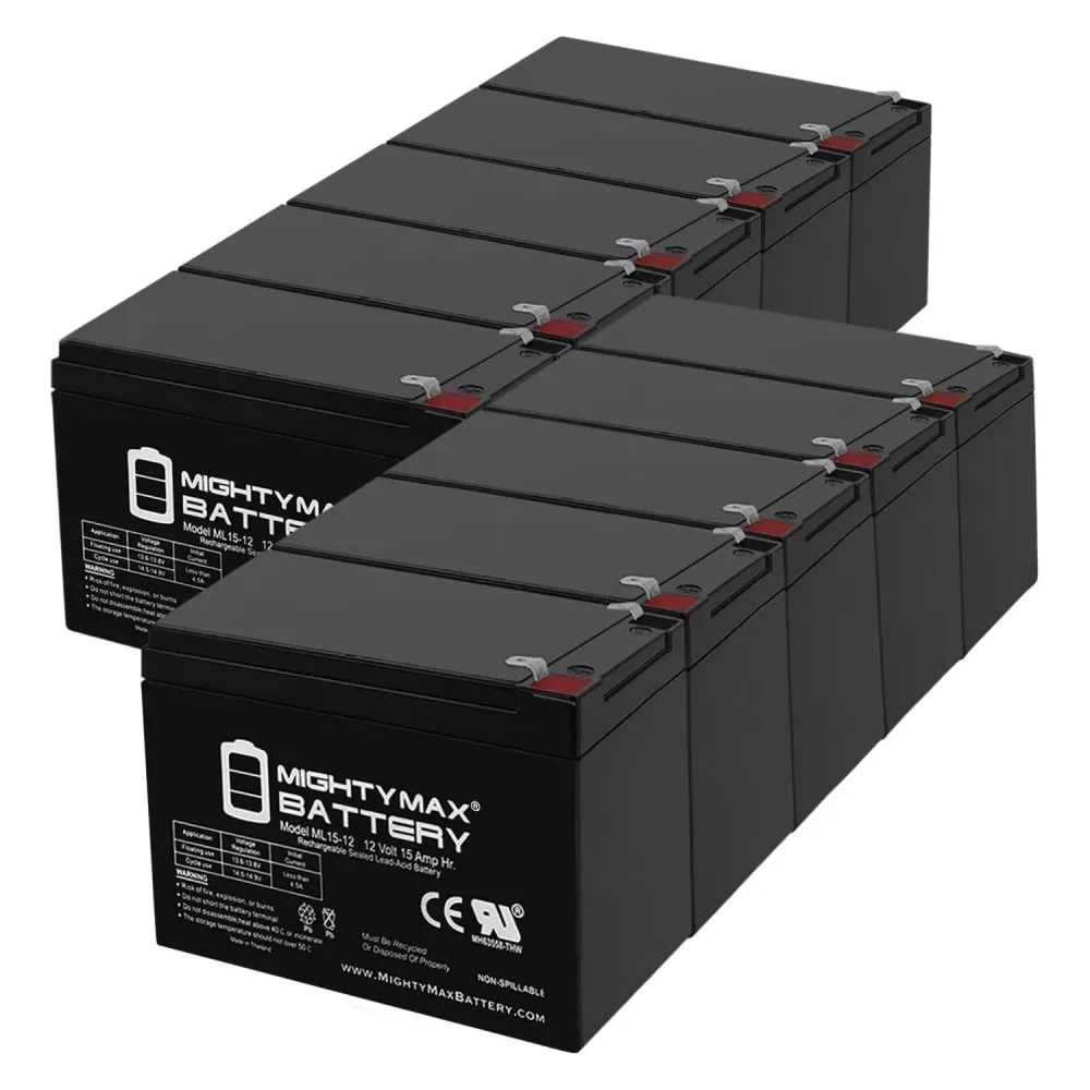 Battery 12v 10 pack 12 volt