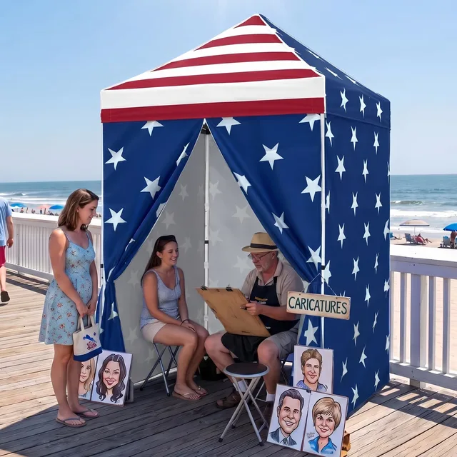 Canopy Tent 5 ft portable blue
