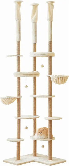 Furniture & Enrichment 223-290cm adjustable beige