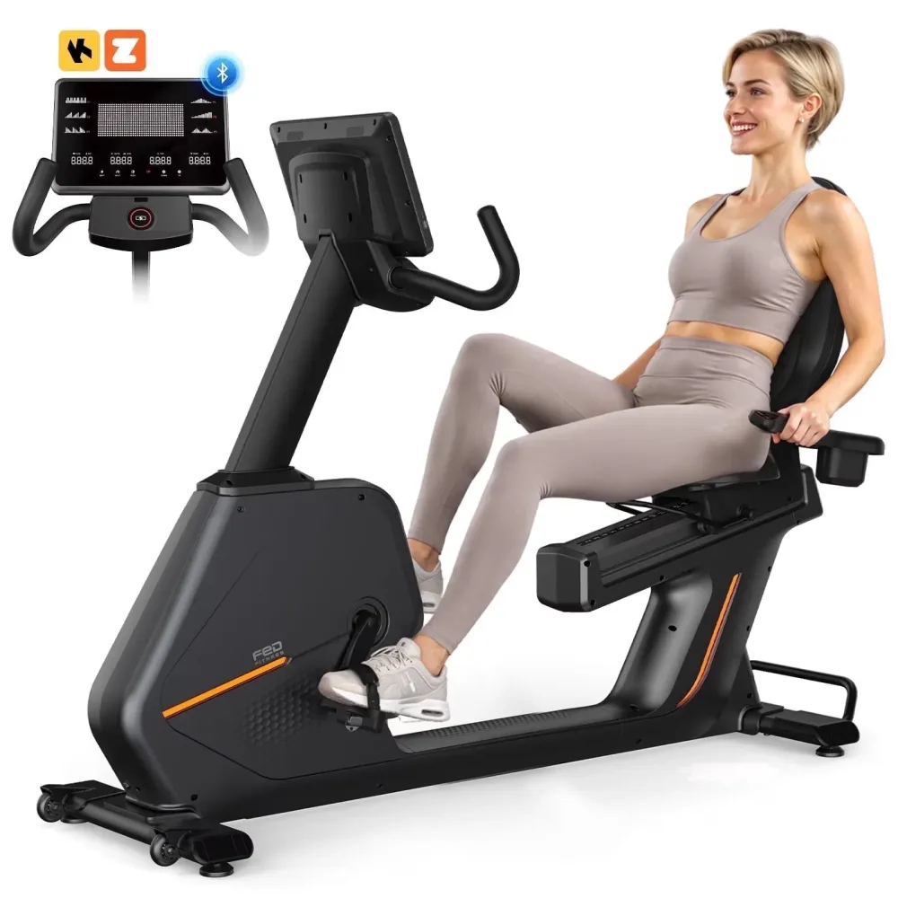 Exercise Bike black 30.7" 42.9"