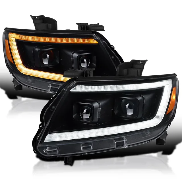 Projector Headlights led black 1 pair