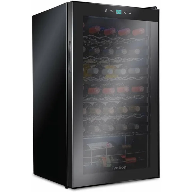 Wine Cooler black insulated led