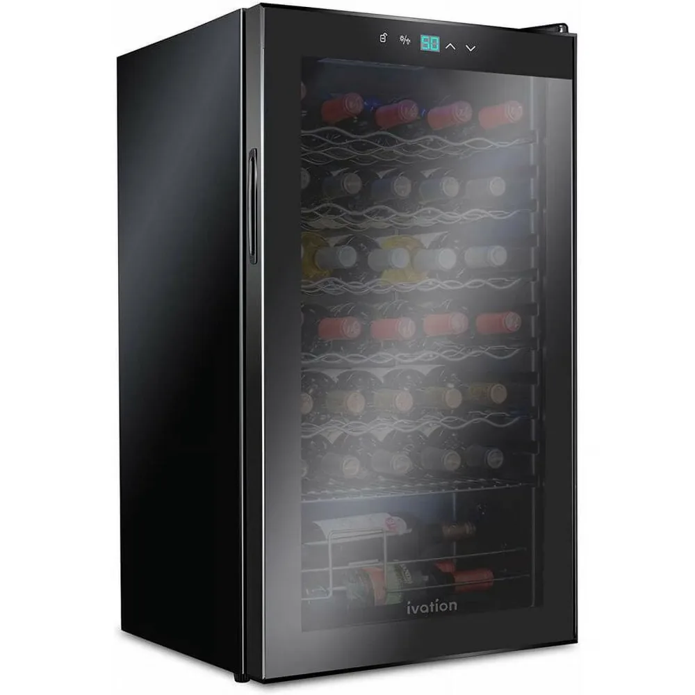 Wine Cooler black insulated led