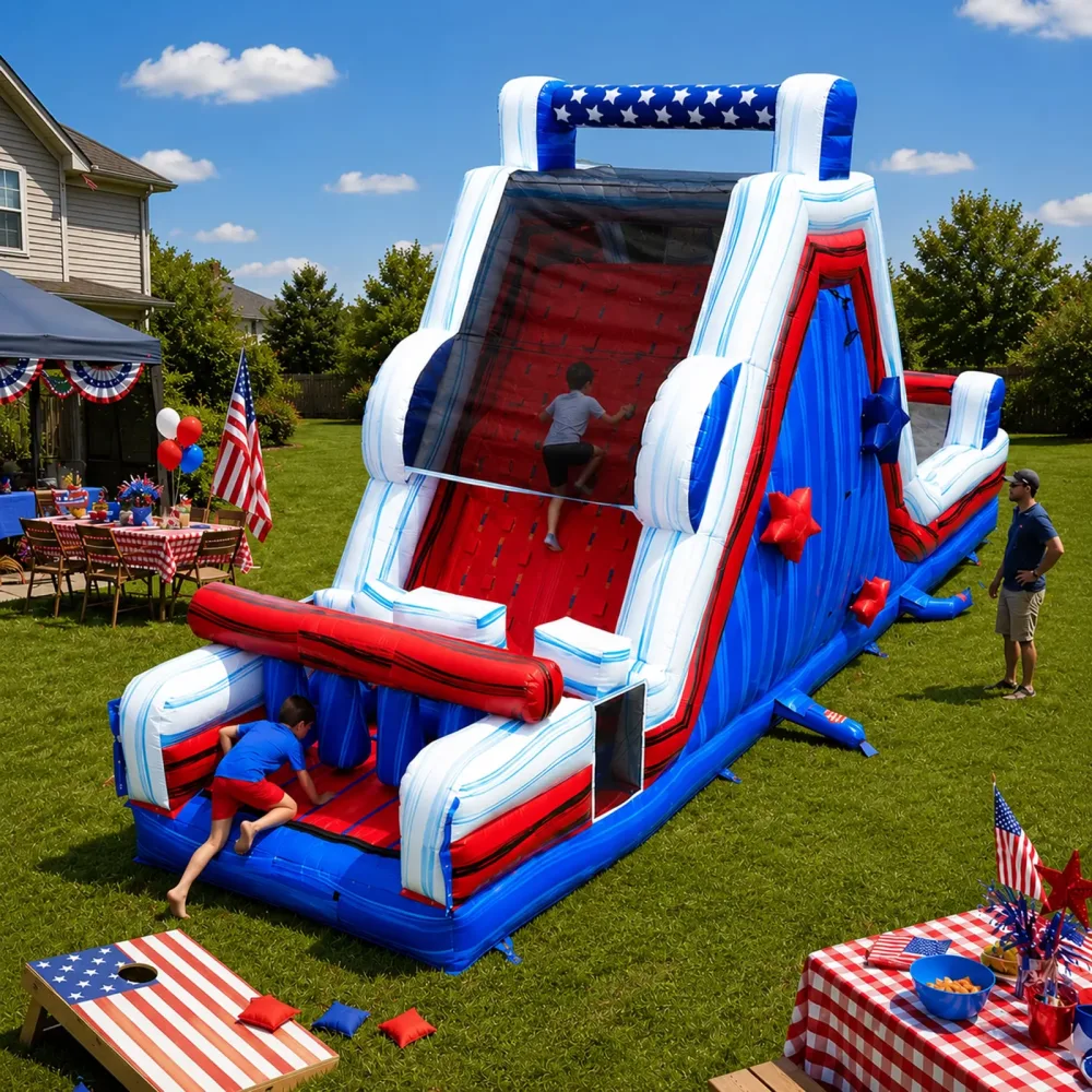 Backyard Play 39' red white