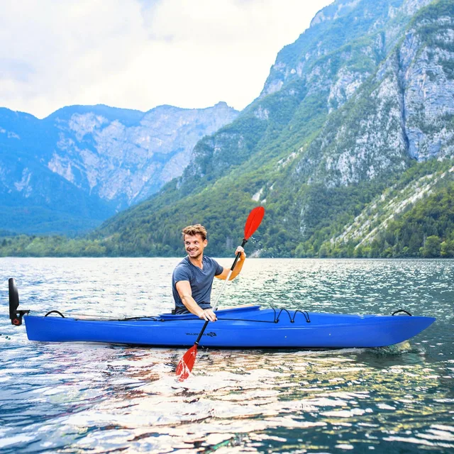 Fishing Kayak adjustable blue locking