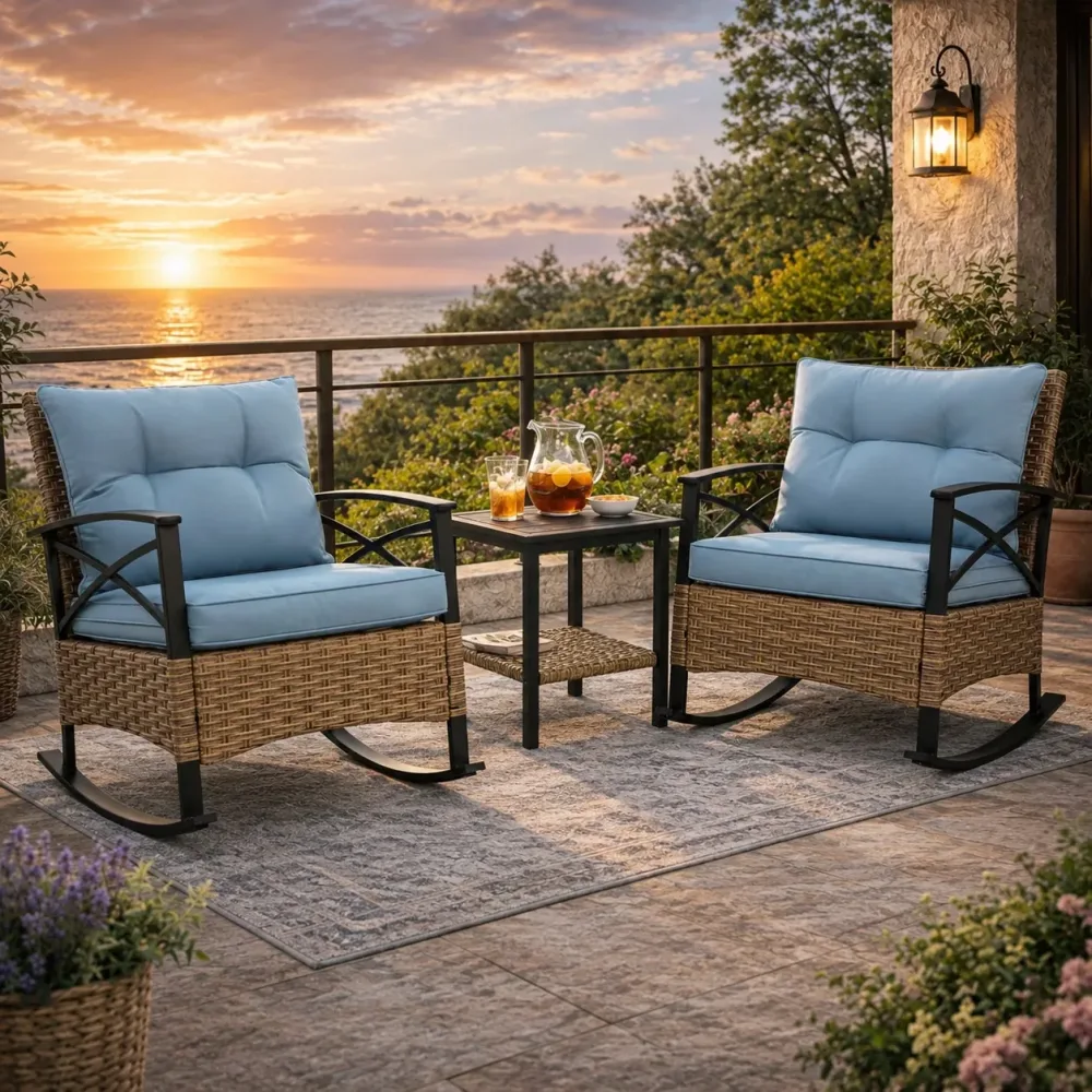 Patio blue 25.5in 8.7in