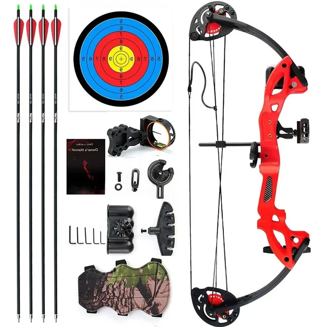 Bow Archery 30" 15-29lbs red