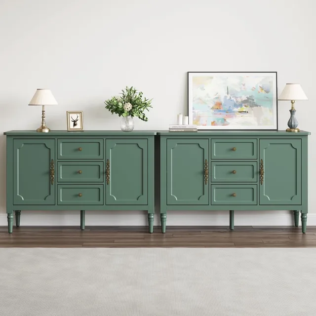 Room Bedroom 58" blue green