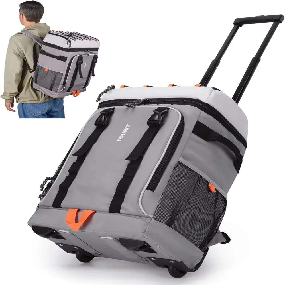 Rolling Cooler insulated waterproof grey