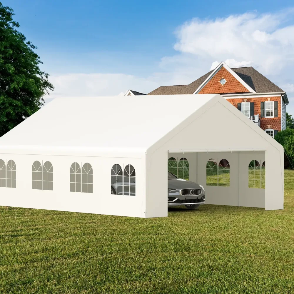 Carport Canopy waterproof white 26 ft